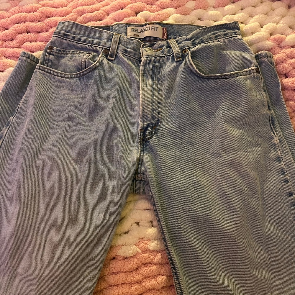 Levi's 550s Classic Blue Denim Jeans Relaxed Fit